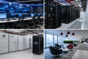 Corporate operations and secure banking technology infrastructure