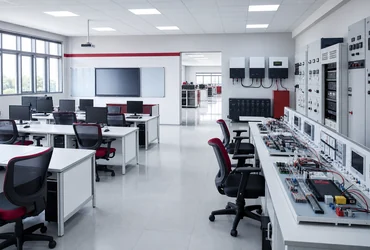 Technology laboratory in a modern educational institution