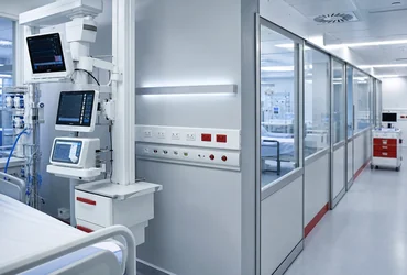 Modern hospital critical care equipment and electrical systems