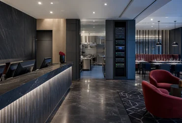 Contemporary hotel and restaurant facility infrastructure