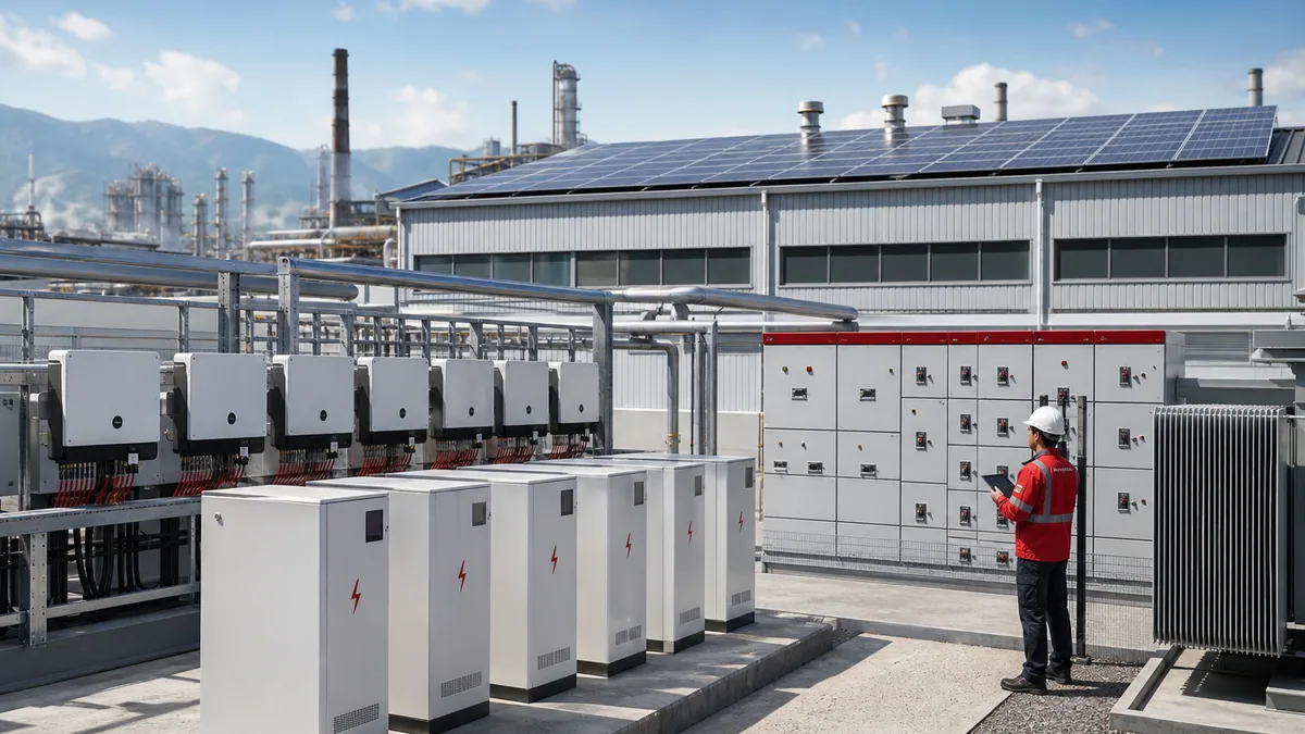 Hybrid Solar System for Industries