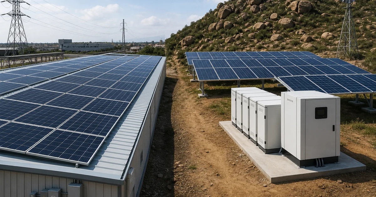 Solar on grid and off grid system comparison