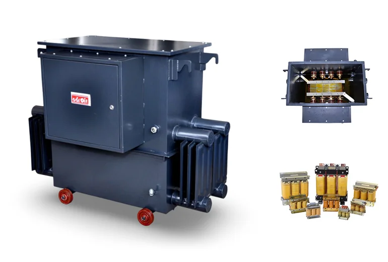 Adroit industrial auto transformer for voltage conversion and power control